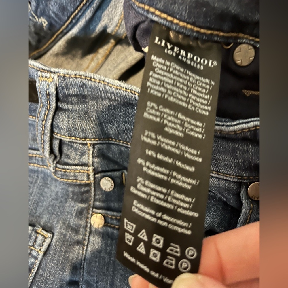 Liverpool non-skinny skinny ankle Jean in petite 0 /25 - Picture 7 of 13